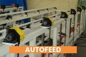 collection table for dual extrusion lines