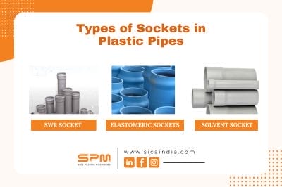 types of sockets in plastic pipes